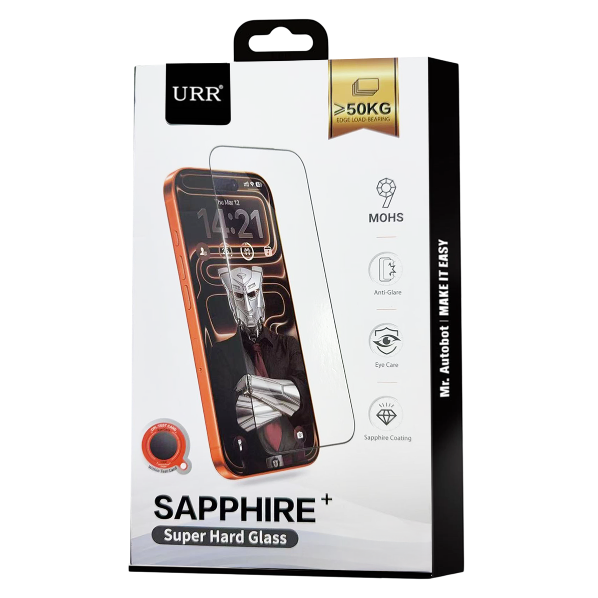 URR Apple iPhone 17 Sapphire Plus Cam Ekran Koruyucu